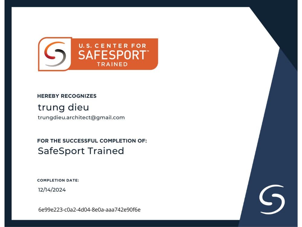 Điều Xuân Trung Certification 6