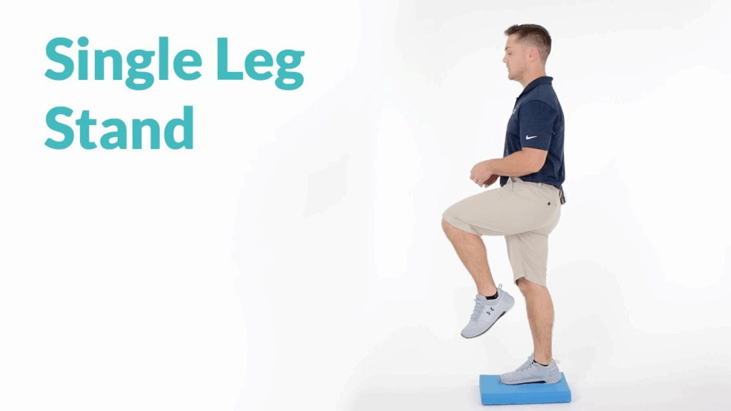 Single leg stand – bài tập proprioception giúp phòng tránh chấn thương chạy bộ